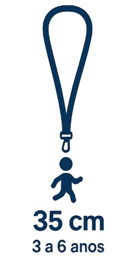 35 cm – 3 a 6 anos